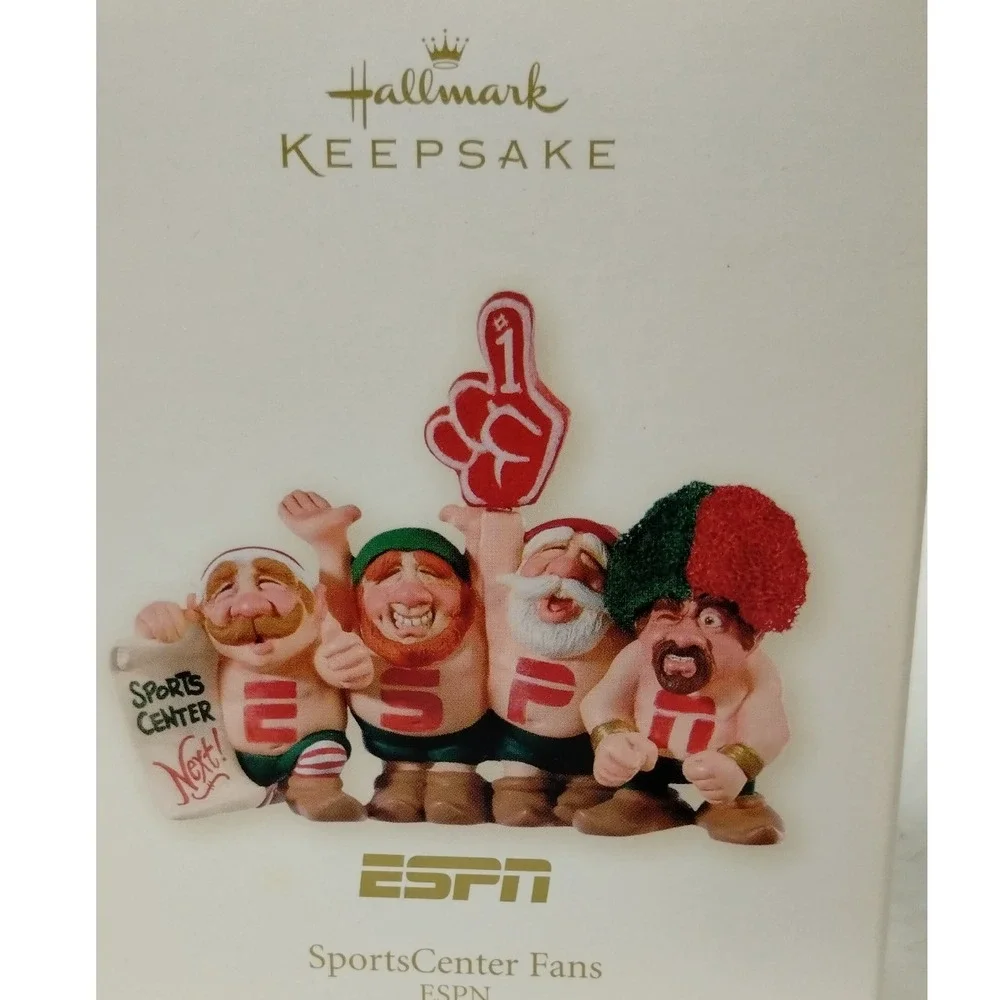Hallmark Keepsake ESPN SportsCenter Fans Ornament 1999‎ Collectible